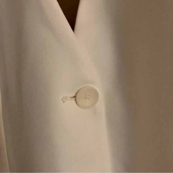 Zara White Button Down Tuxedo Halter Mini Dress - Picture 6 of 10